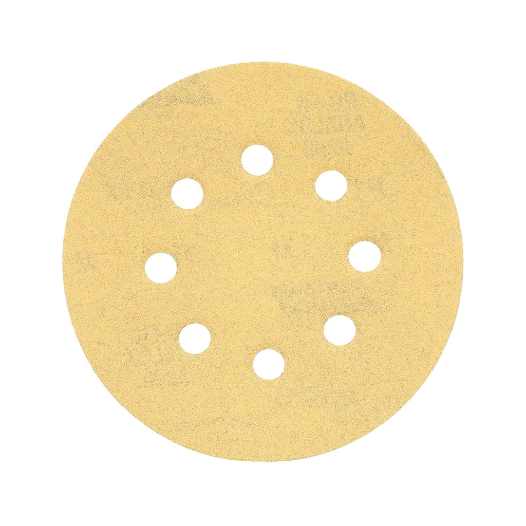 Norton MultiSand Hook and Loop Sanding Discs, Orbital Sander Sandpaper for Wood, Metal and Fiberglass, 120 Grit Sand Paper, 5 Inch Sanding Discs Hook and Loop, Pack of 25