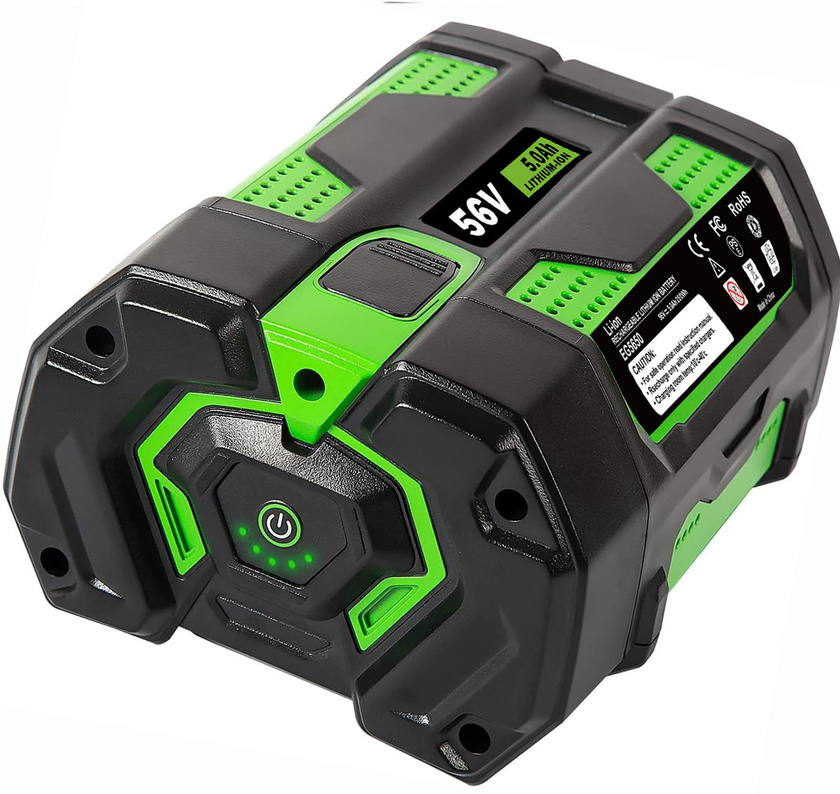 for ego 56V Battery Replacement 5.0Ah – High Capacity Rechargeable Lithium Battery Compatible with ego 56Volt