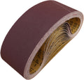 KTHUA 20 Pack 3 x 21 Inch Sanding Belts, 150 Grit