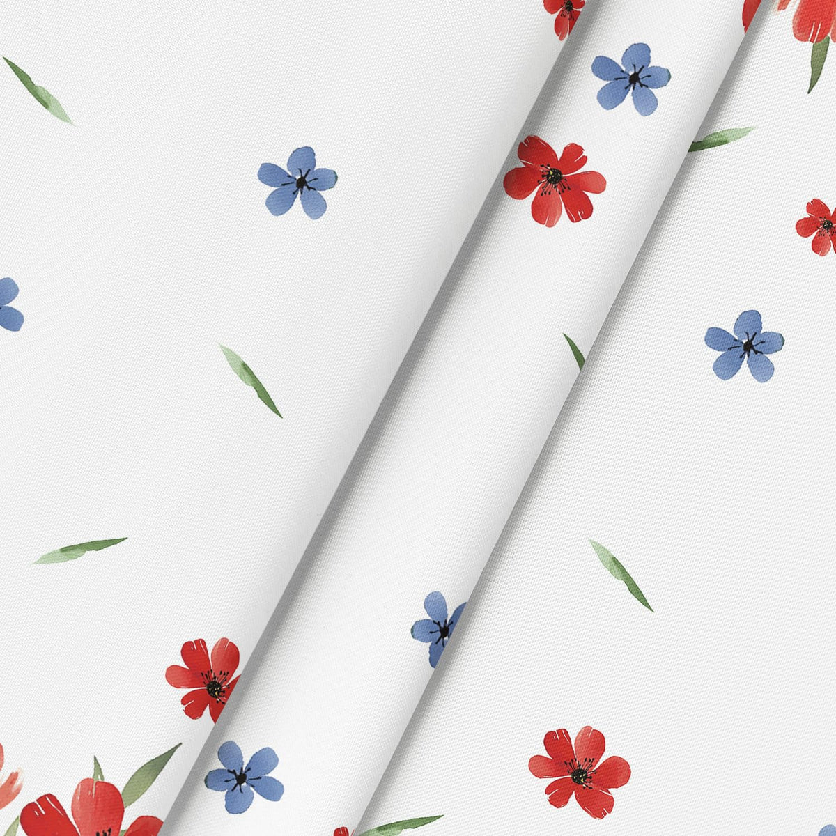 4th of July Tablecloth 60 x 84 Inch Rectangular Patriotic Poppy