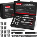 Kolvoii M10x1.25 Thread Repair Kit, 10 Solid 304 Stainless Steel Inserts