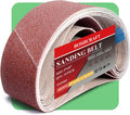 BOSHCRAFT 14 Pcs 4"x36" Sanding Belts, 40/60/80/120/180/240/400 Grit (2 Pcs Each) Aluminum Oxide for Belt Sander, Wood & Metal Polishing