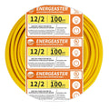 Solid Indoor 12/2 W/G NMB Cable 100ft, Electrical Wire, Yellow | 100FT NMB Cable 12 Gauge Wire 2 Conductors 600V Bare