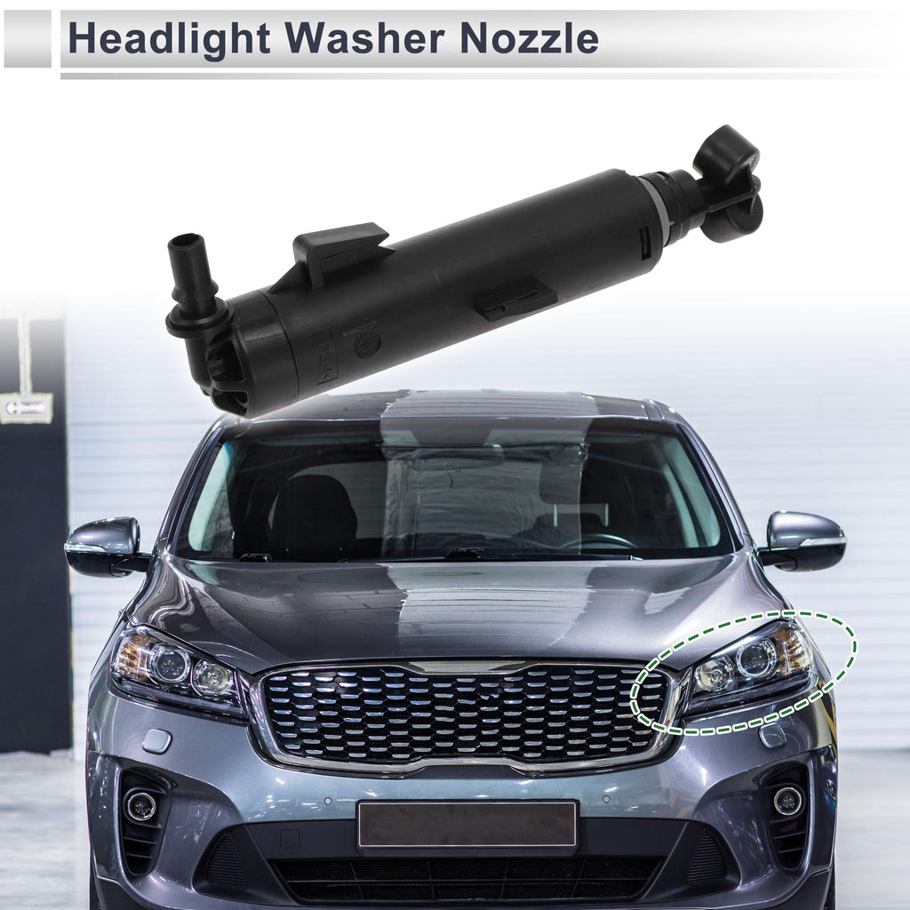 RATCHROLL Front Driver Side Headlight Washer Nozzle for Audi A8 Quattro 2012-2017 for Audi S8 2013-2016 No.4H0955101B 1 Pc