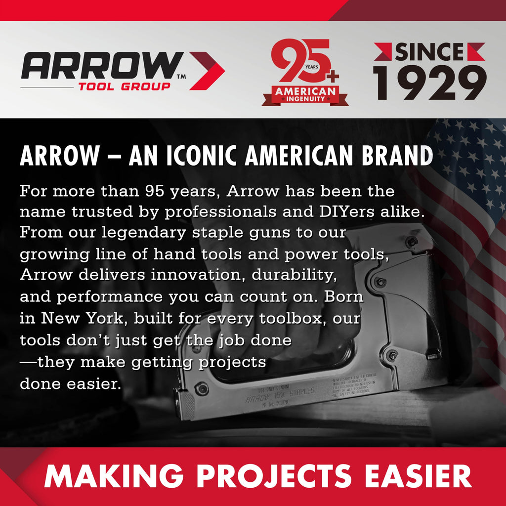 ARROW Tool Belt Heavy-Duty, Electrician Tool Pouch with 10 Pockets