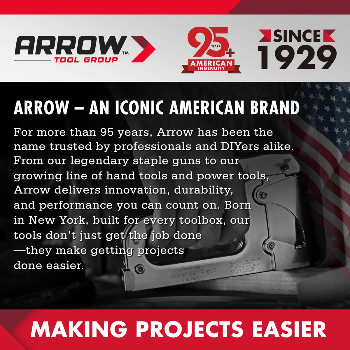 ARROW Tool Belt Heavy-Duty, Electrician Tool Pouch with 10 Pockets