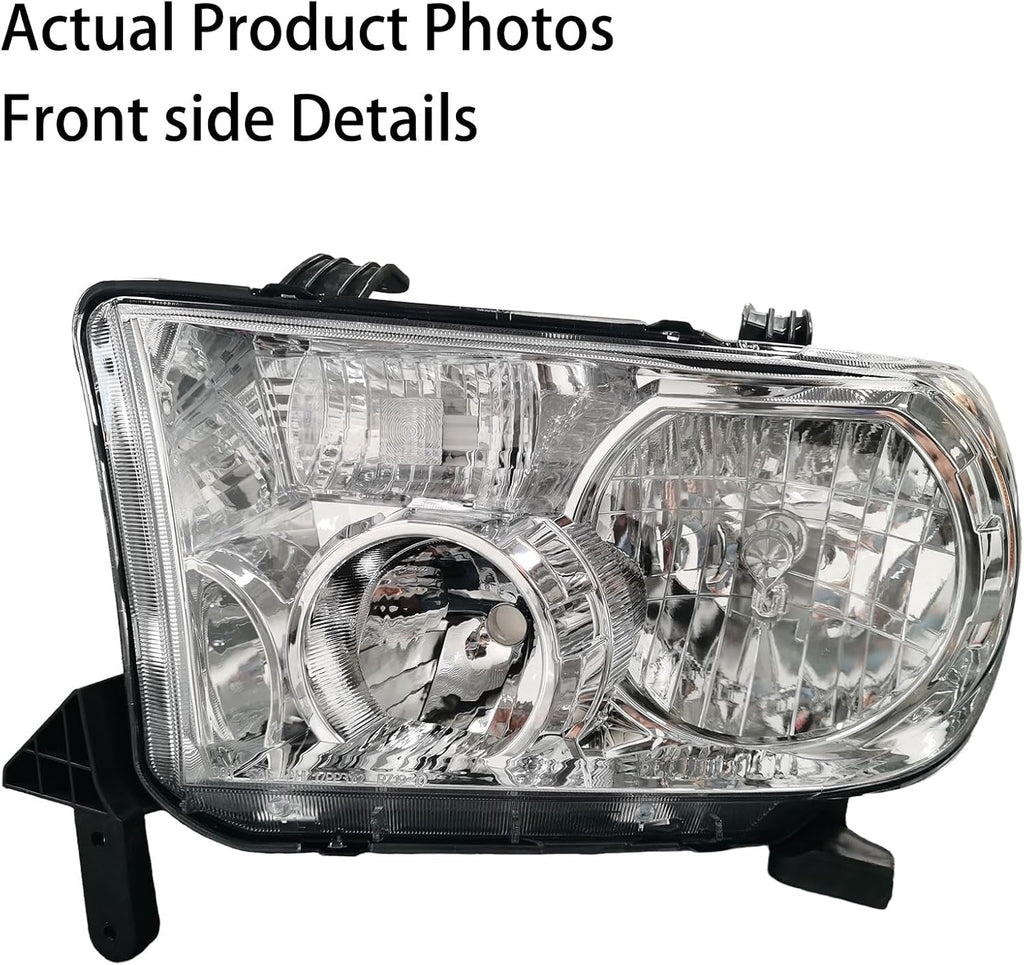 Headlight Assembly w/Electronic Level Adjuster For 2007-2013 Toyota Tundra