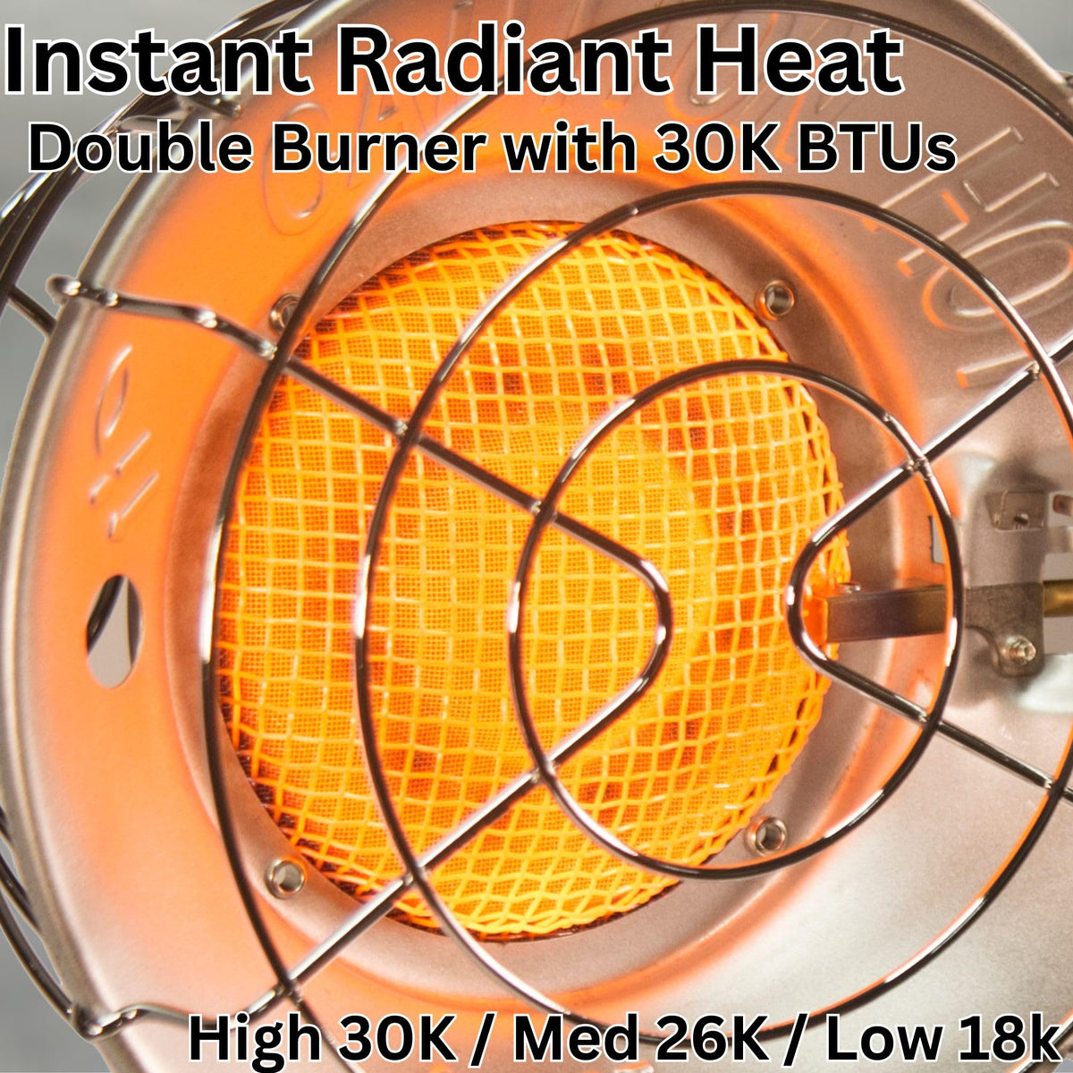 Reddy Heater Double Tank Top Propane Heater, 30000 BTUs, Outdoor - TT-30CSA
