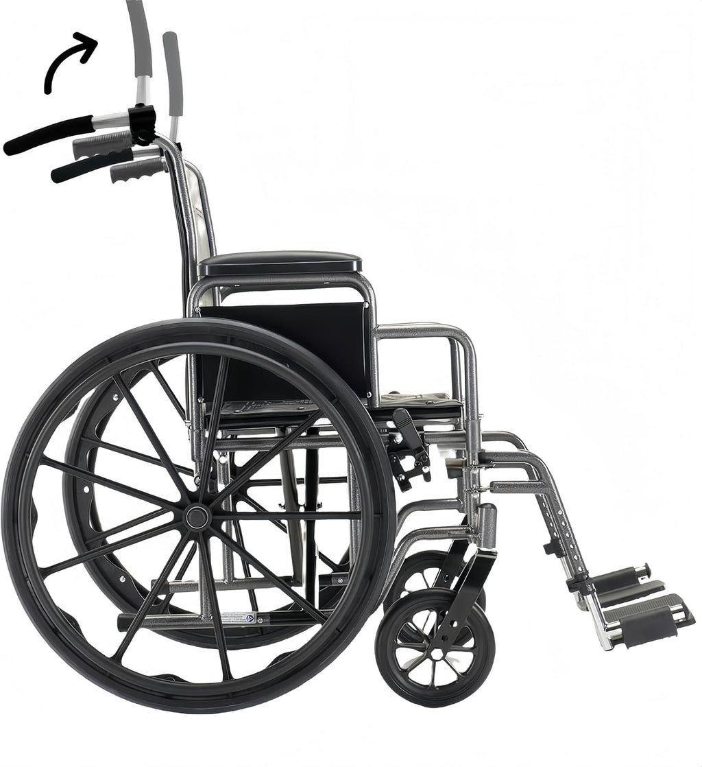 2PCS Universal Handle Extender for Wheelchair, Rollator Walker & Stroller