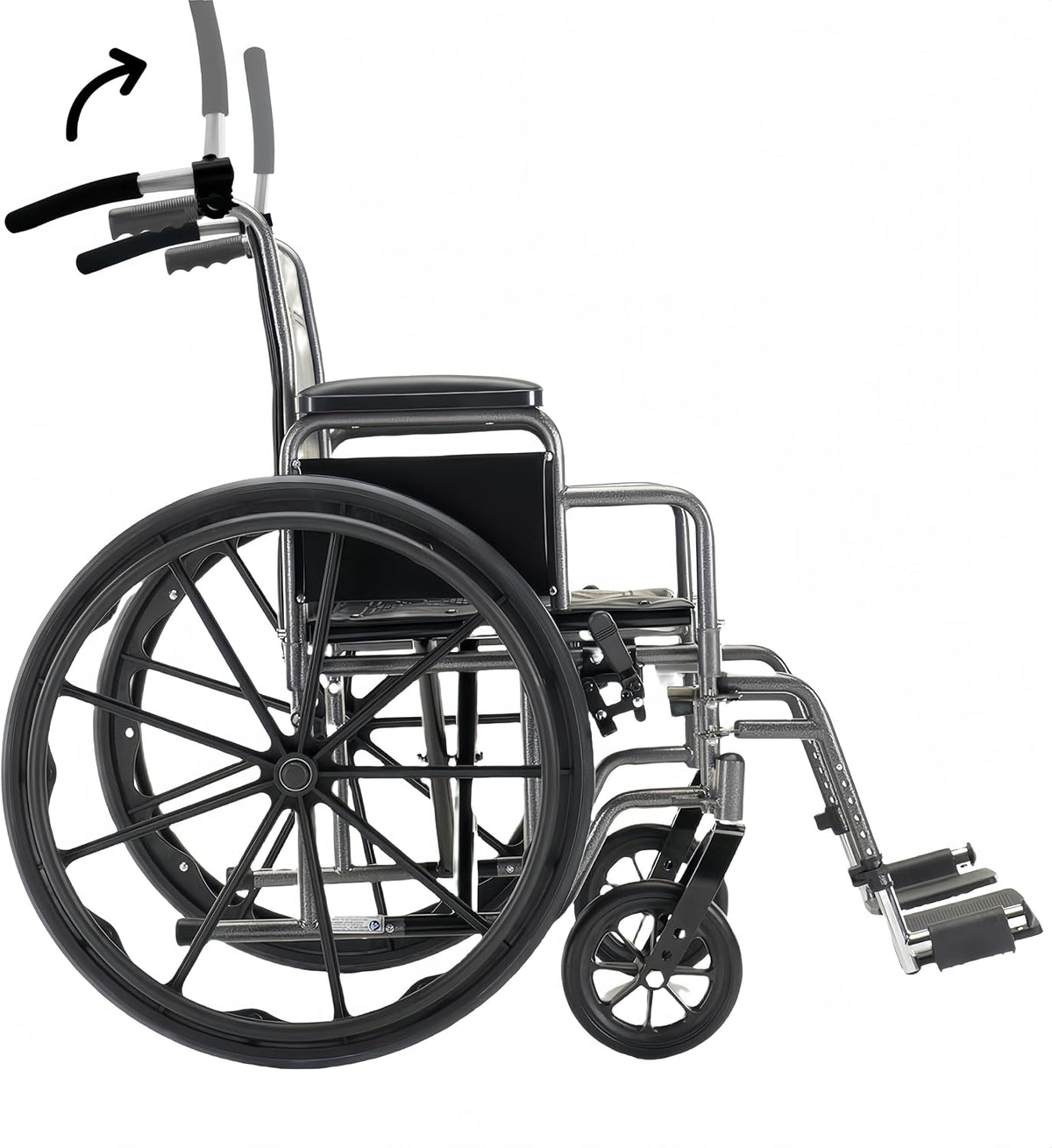 2PCS Universal Handle Extender for Wheelchair, Rollator Walker & Stroller