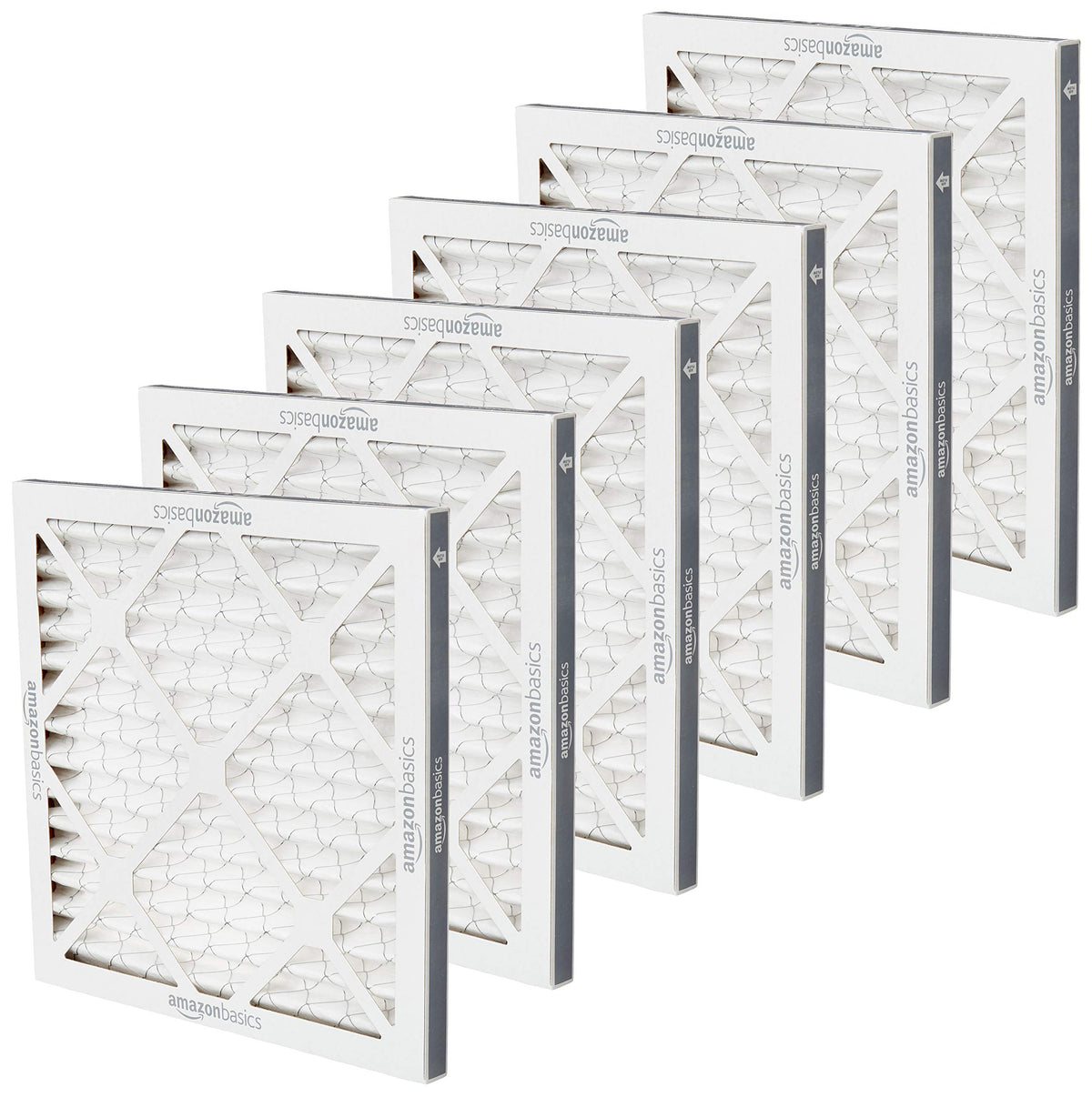 12x12x1 Air Filter 6-Pack, MERV 11 AC Furnace Filters, Dust, Pet, Allergen Control , Removes Pollen and Lint (Actual