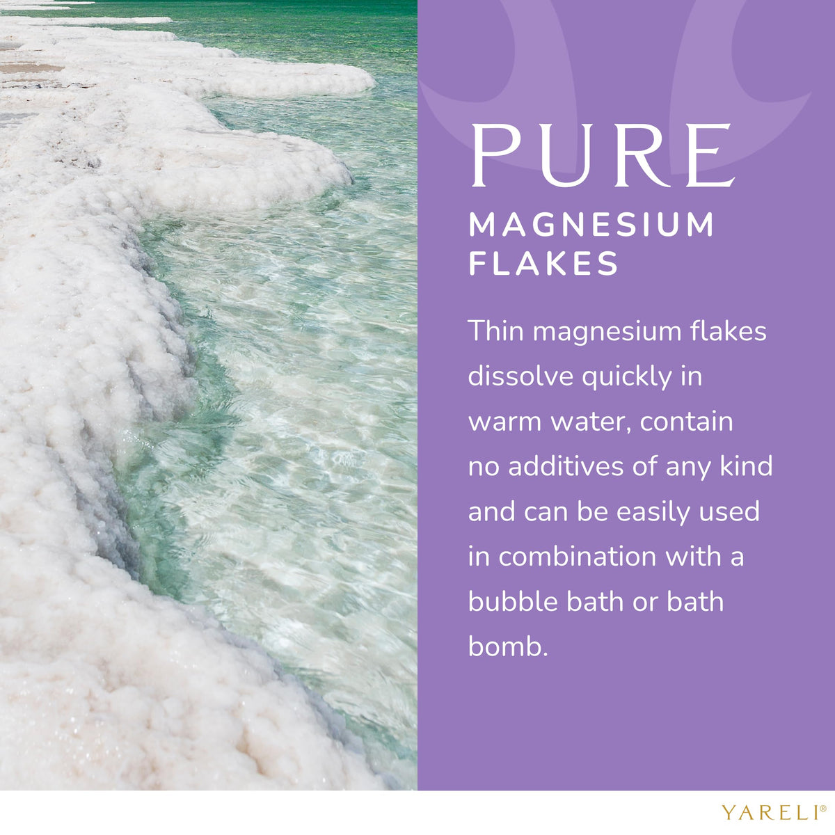 Magnesium Flakes, 15lb Lavender, Dead Sea Bath Soak, Alternative to Epsom Salt
