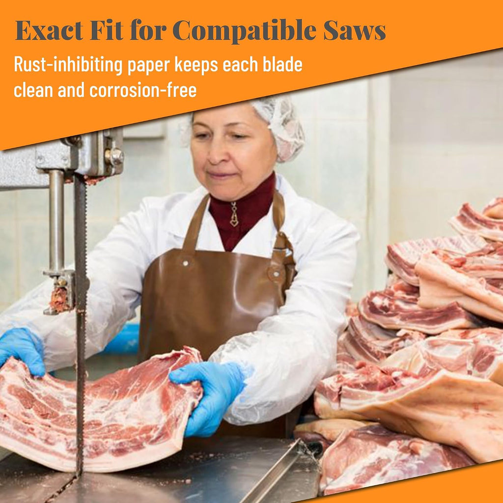 Cutlery Mania Meat Band Saw Blade 142 inch 4tpi X 5/8 X .022 (4-Pack)