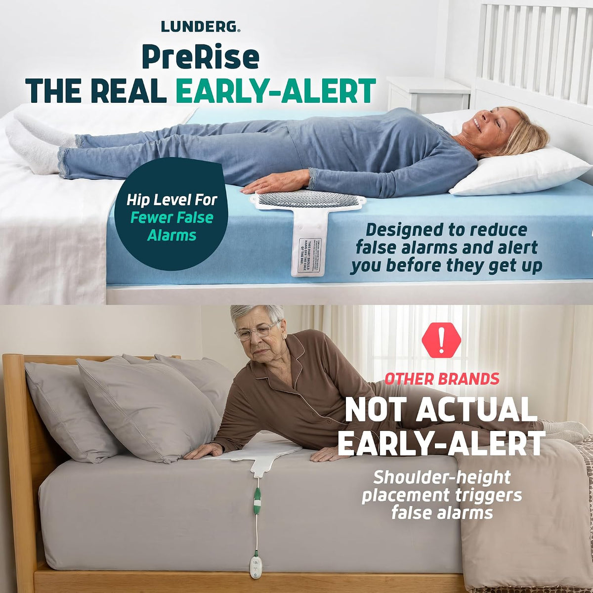 Wireless Early Alert Bed Alarm System for Elderly & Fall Prevention