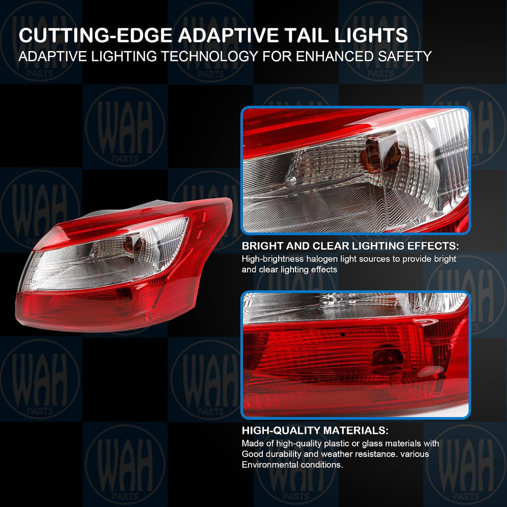 Passenger Right Side Tail Light Compatible With Ford Focus Sedan