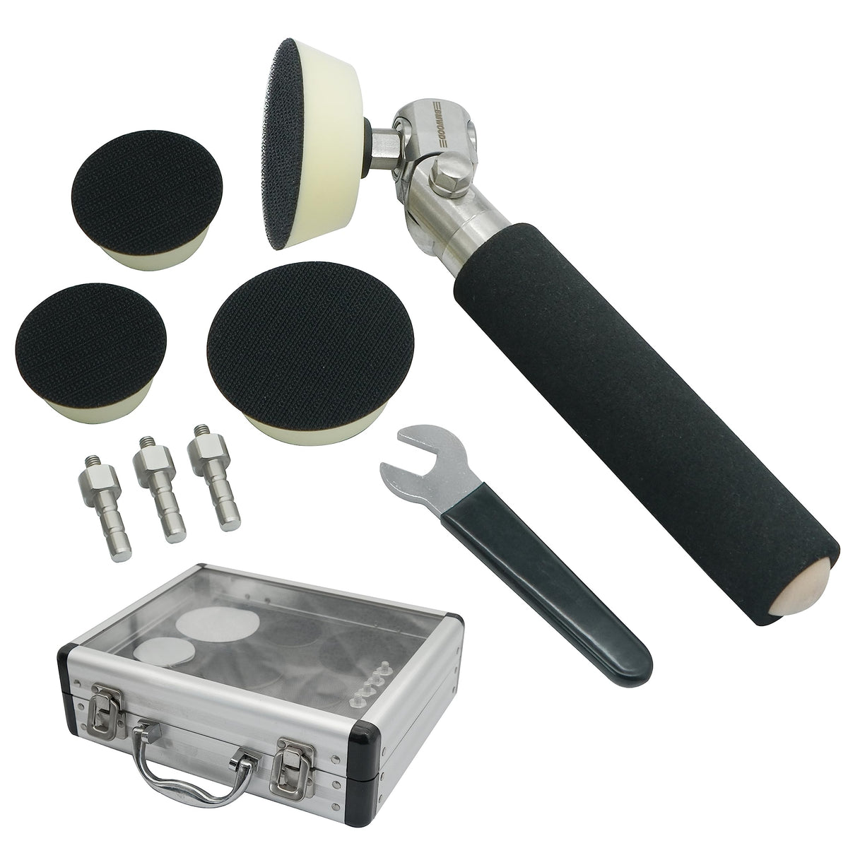 BMWOOD BS-10P Woodturning Bowl Sander Kit for wood lathe, hand sanding.