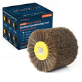 Shinboc 4.7x4 Inch Surface Conditioning Tool, Horse Hair Abrasive Wheel