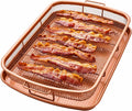 Air Fryer Basket for Oven - 16.5” x 12.5” | Oven Air Fry Tray for Fries, Wings & Bacon, Non Stick Ceramic Coating