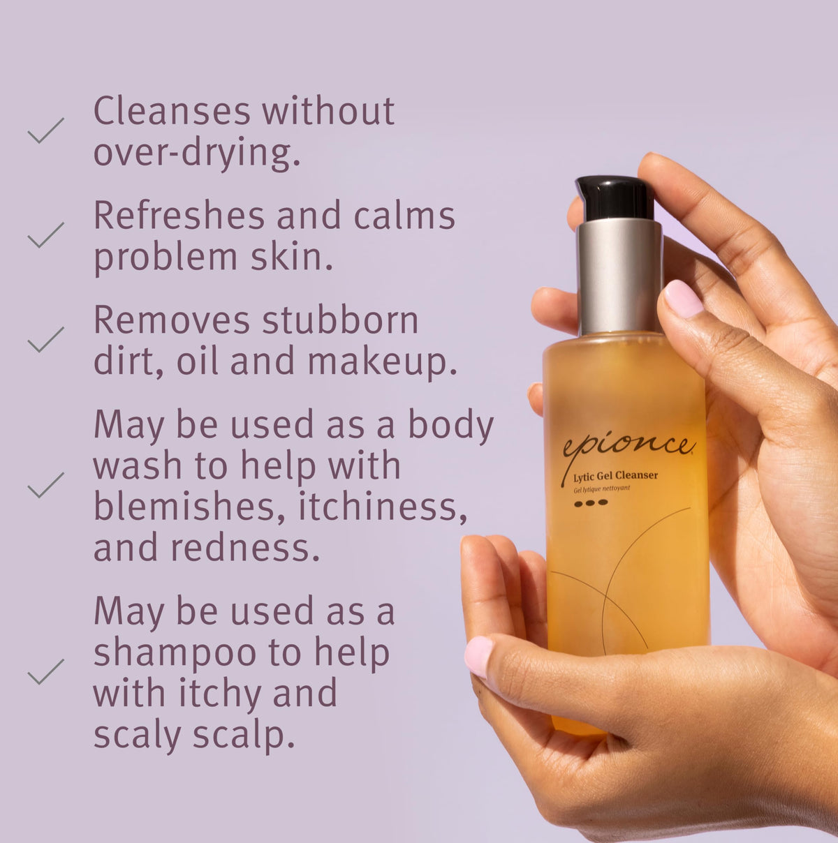Lytic Gel Cleanser Gentle Foaming Face Wash Blemish Makeup Remover