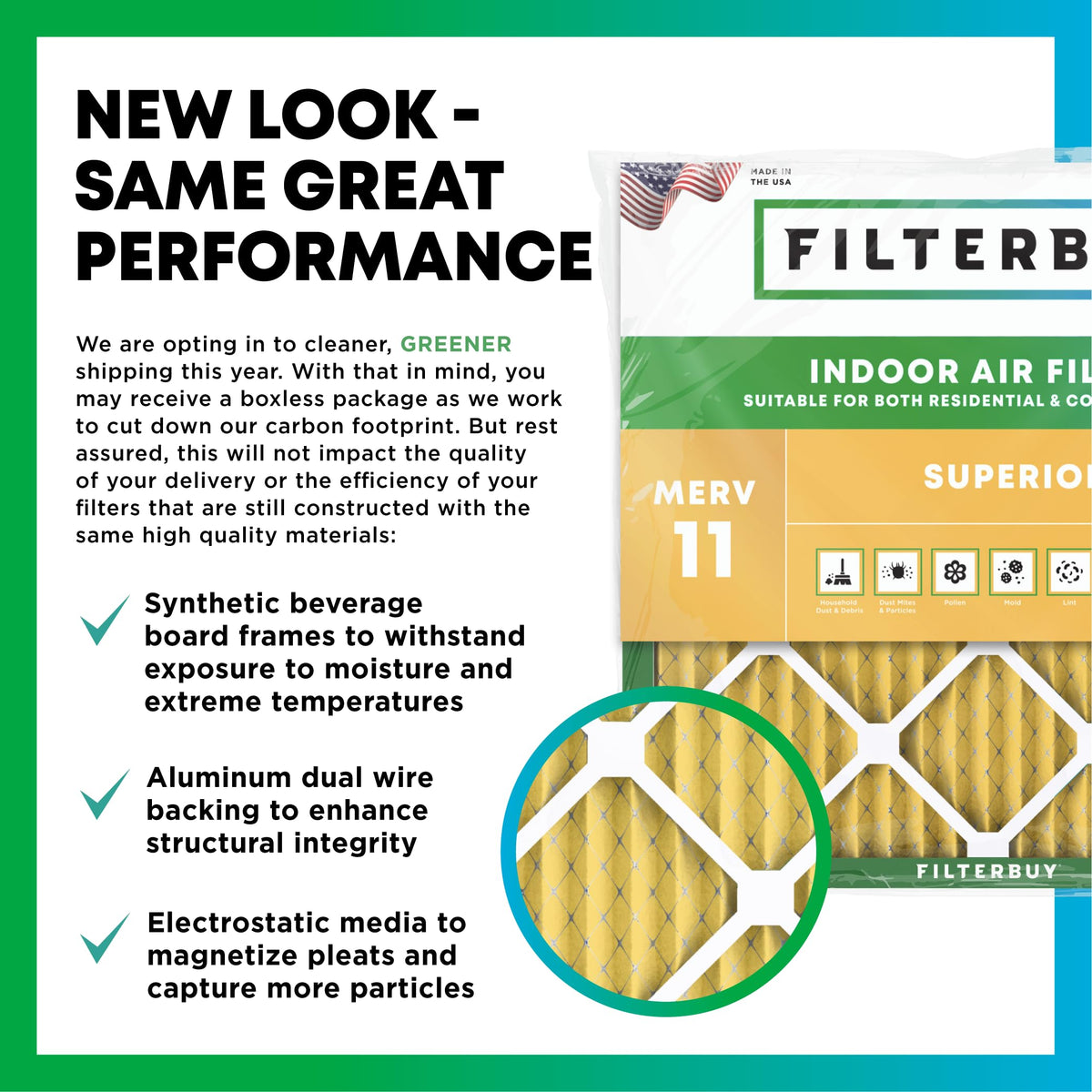 12x30x1 Air Filter MERV 11 Pet & Allergy Defense (4-Pack)