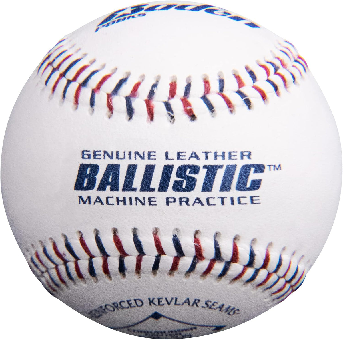Ballistic Leather Pitching Machine Baseballs | Durable Leather Construction for Consistent Performance, 12-Pack