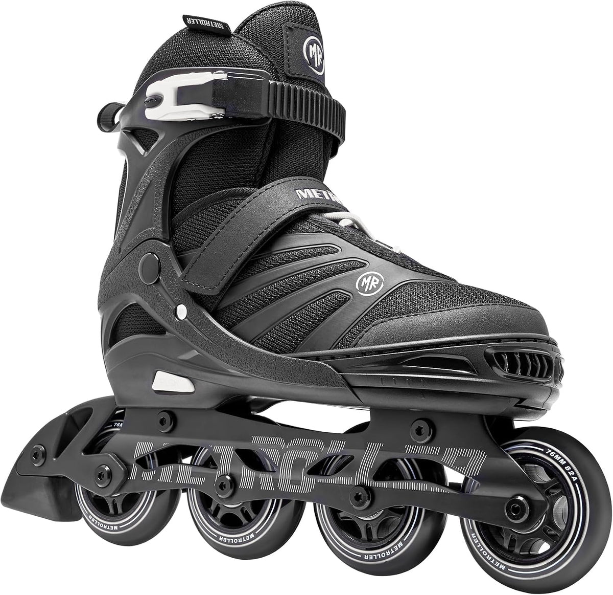 Adult Inline Skates for Men Women Teens | Comfortable Adjustable Recreational Skates Convenient Closure Entry Level