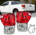 Pair Taillight Assembly For 2007-2013 Toyota Tundra Pickup Truck Left+Right