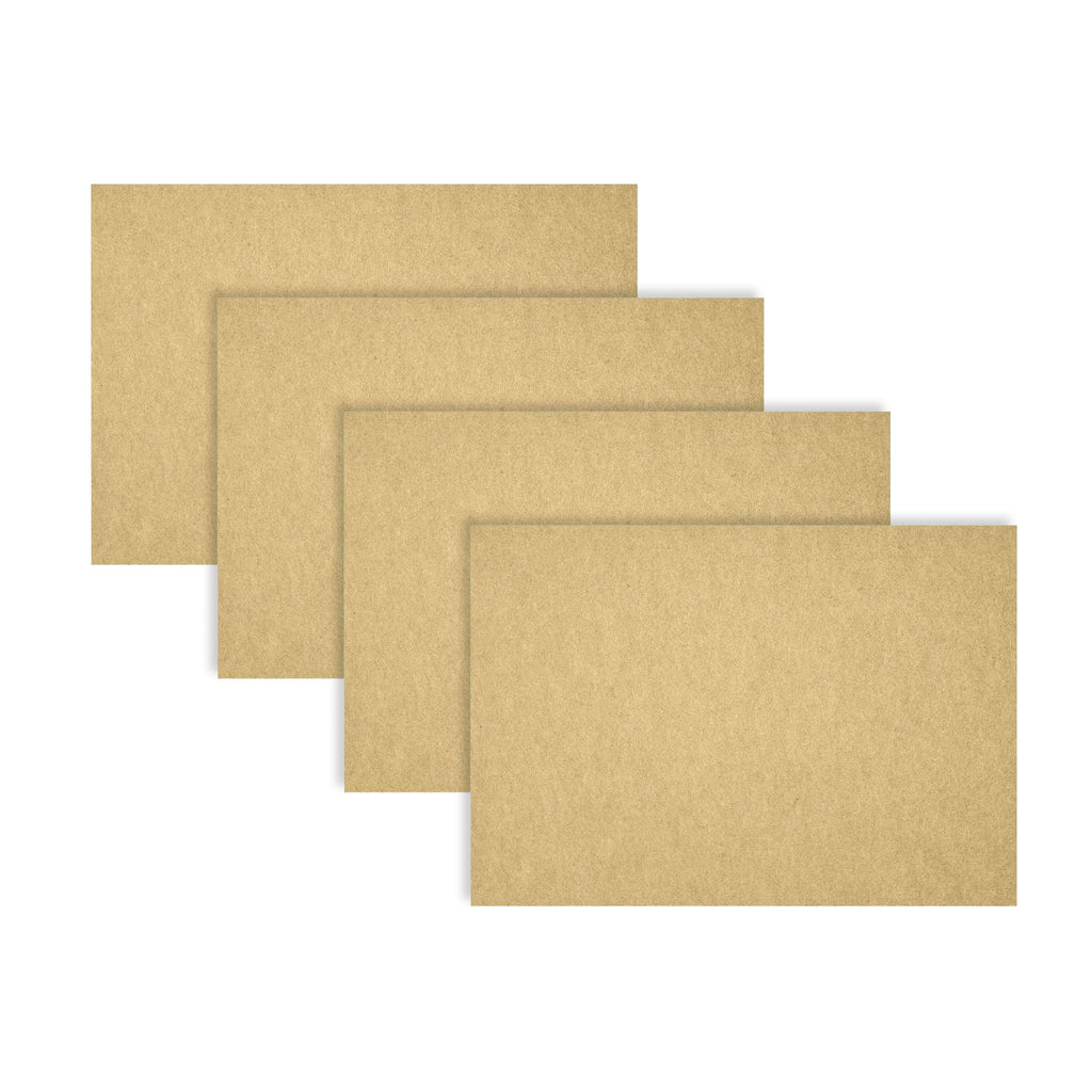Loft Felt Placemat, 12.2 x 16.5 Rectangle Placemat (Set of 4), Sand