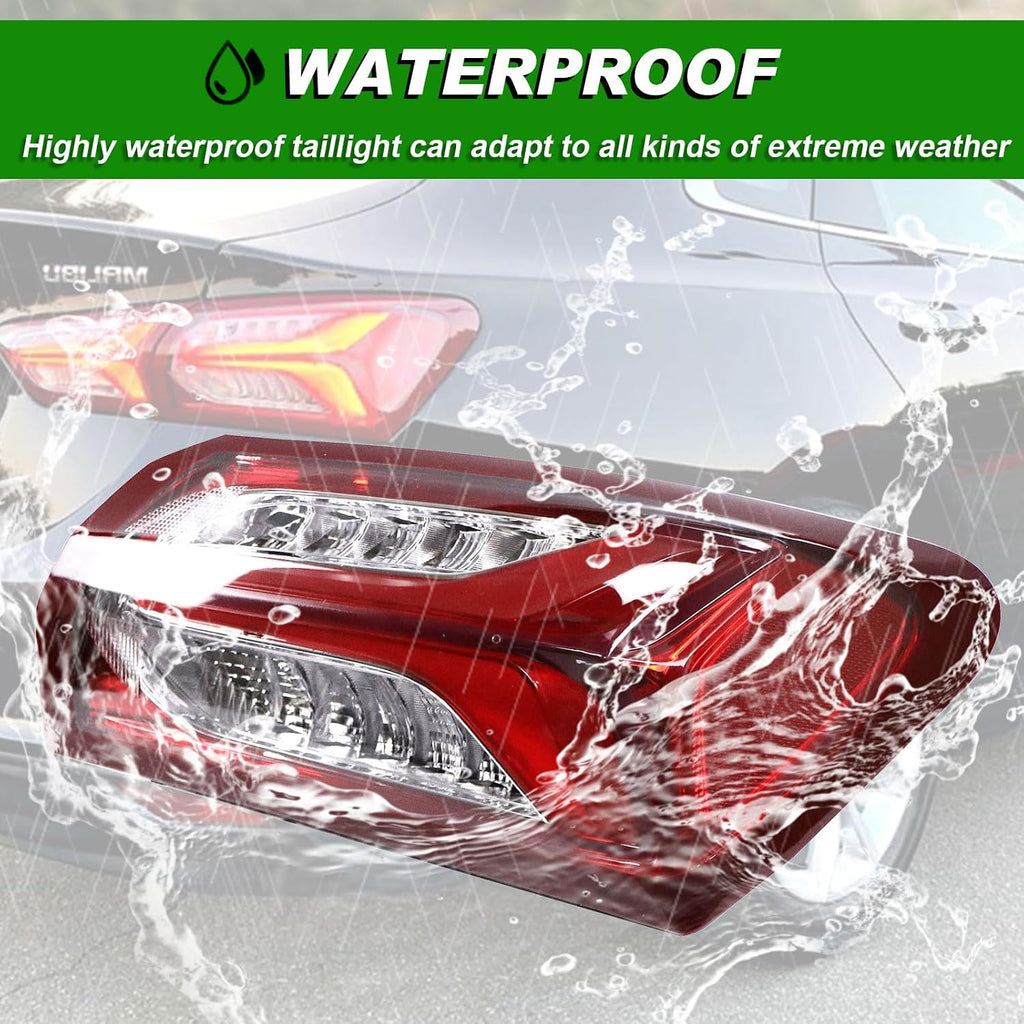 LED Outer Tail Light Compatible with Chevy Malibu 2019 2020 2021 2022