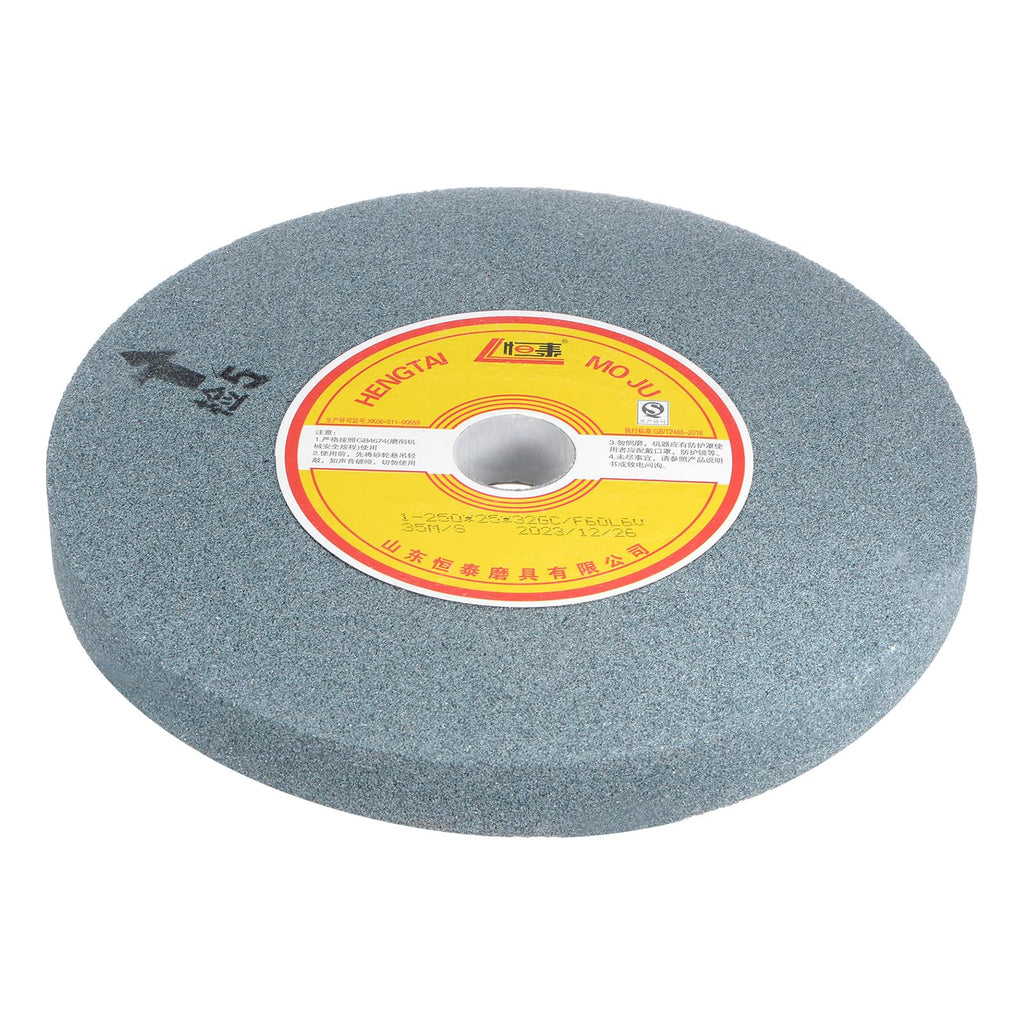 uxcell 10-Inch Bench Grinding Wheels Green Silicon Carbide GC 60 Grits Surface Grinder Ceramic Tools