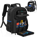 Tool Backpack for Men with Removable Tool Organizer, Black&Blue