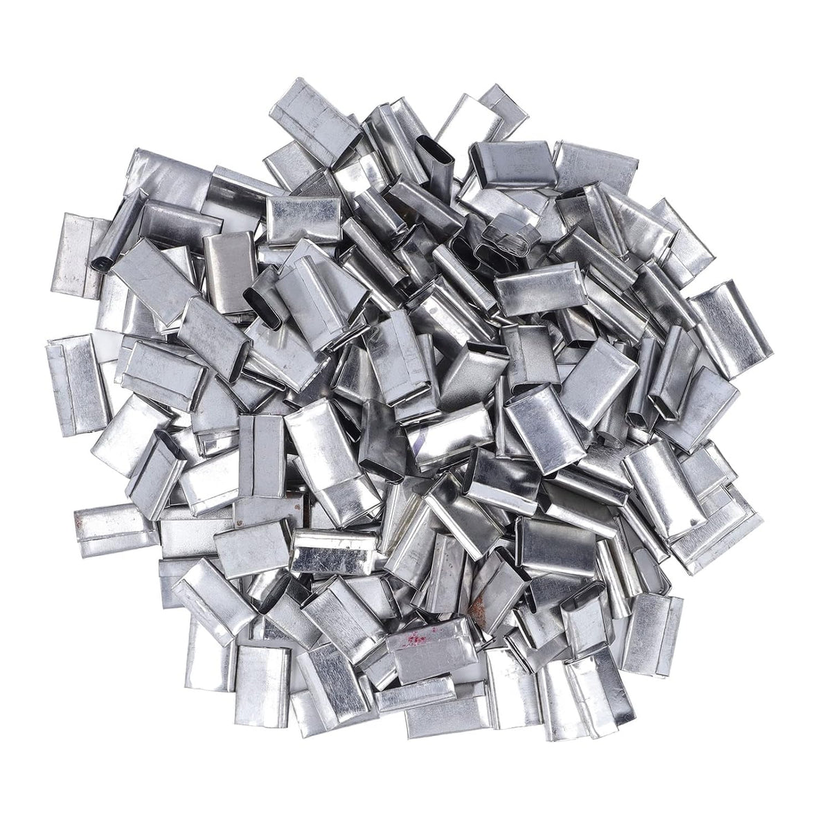 Packaging Strapping Seals 1KG Iron Sheet Strapping Clips PP Belt Packaging Buckles