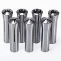 MACHALLY Precision R8 Collet Set, 7pcs, 1/8" to 7/8" " Carbon Steel, Mill Collet Set, 7/16"-20 Thread, for Milling & Mill Chuck Holder