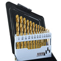 Cobalt Left Hand Drill Bit Set, 13Pcs (1/16”-1/4”)