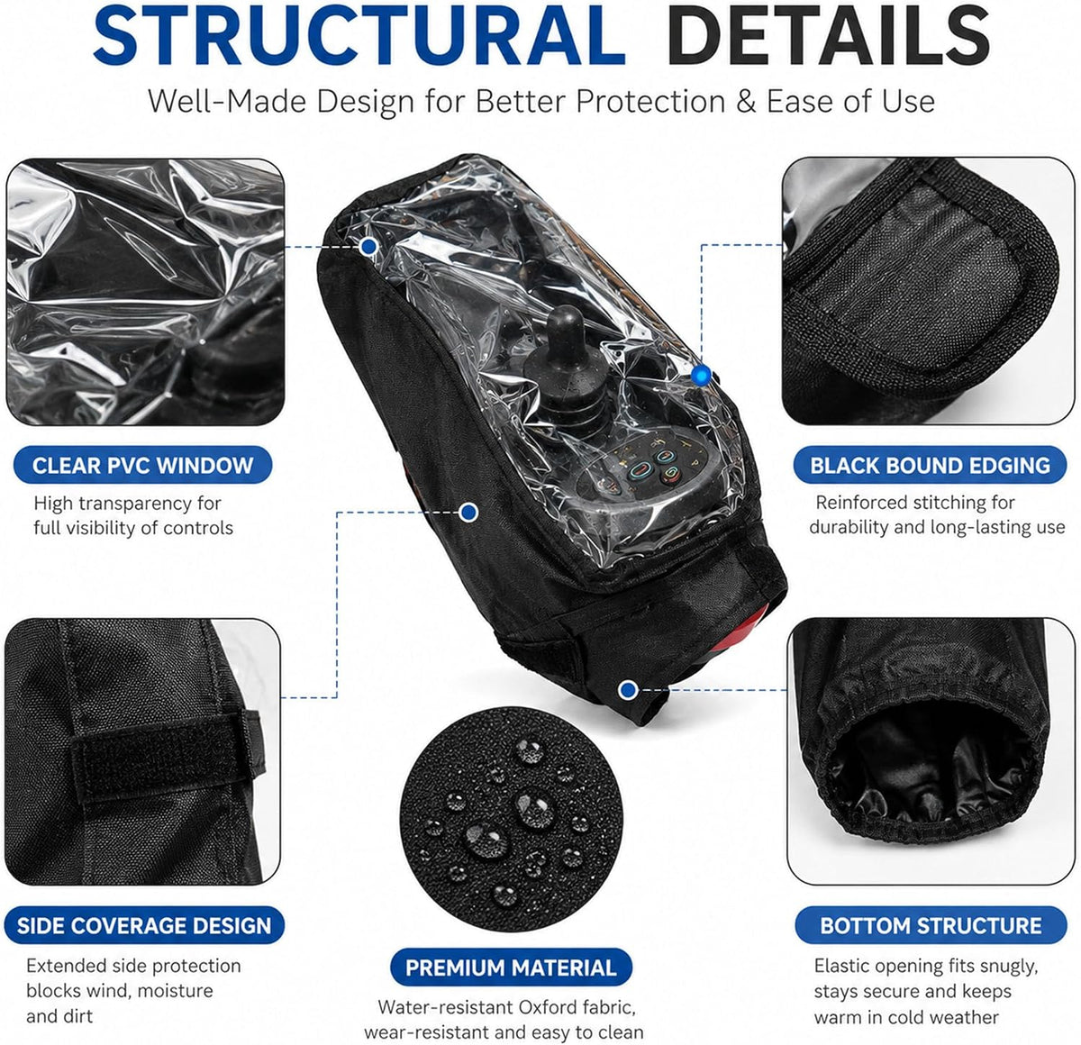 Mobility Scooter Control Panel Cover Compatible with Invacare Pronto M71Jr.