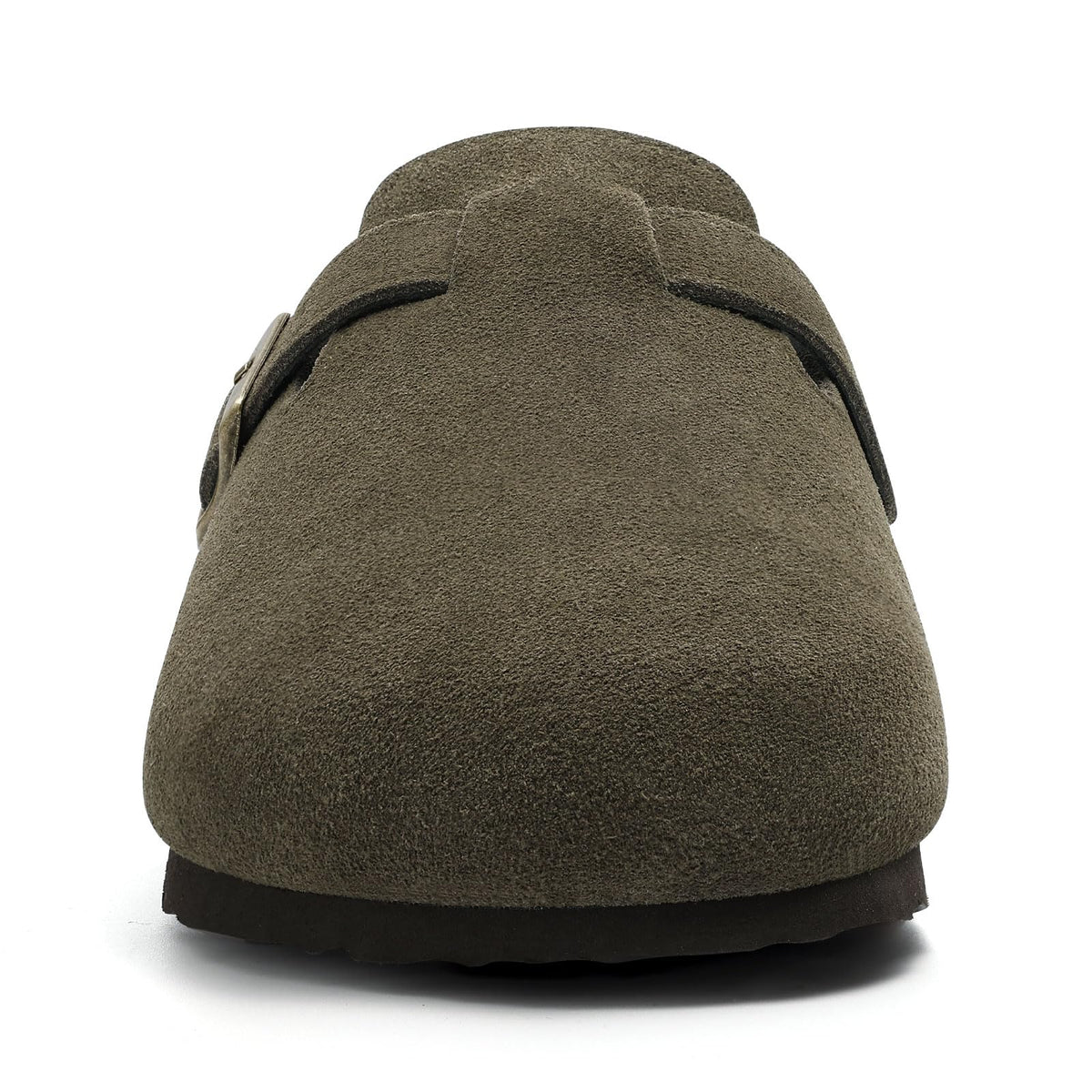 Genuine Suede Clogs for Women Men Comfort Cork Footbed Potato Shoes