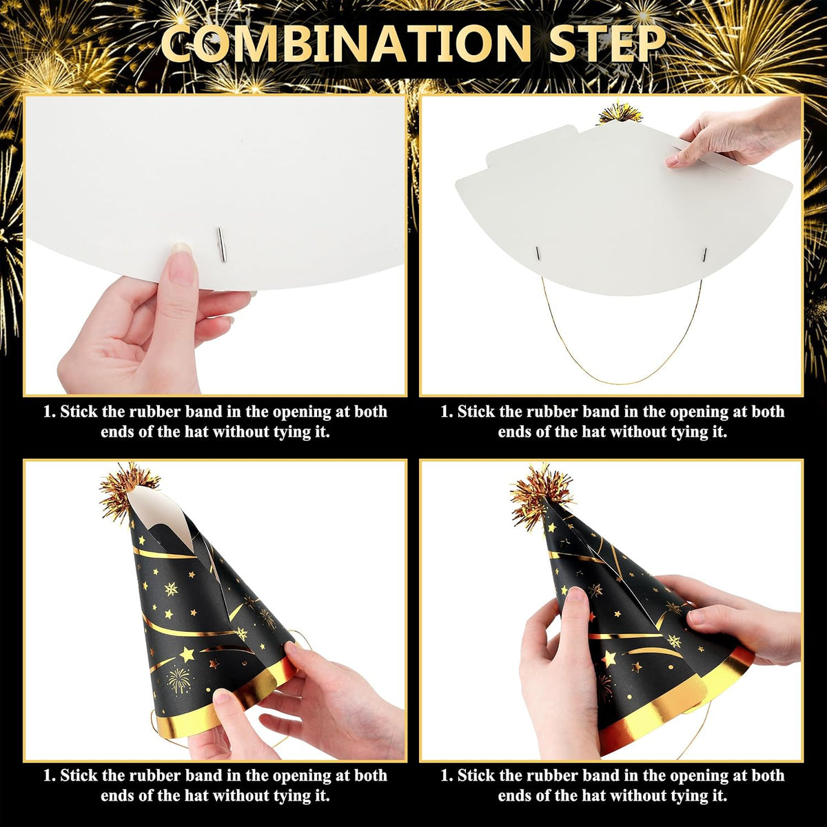 56 PCS New Year’s Eve Party Supplies for New Year's Eve Party Favors | New Year’s Eve Party Supplies Including Happy