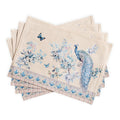 Placemats Set of 4 Reusable 100% Combed Cotton (13"x19")