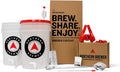 Essential Brew. Share. Enjoy. HomeBrewing Starter Set, Equipment and Recipe for 5 Gallon Batches (Block Party Amber)