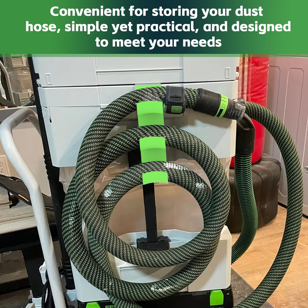 Dust Extractor Hose Holder Compatible with Festool Cyclone Dust Separator