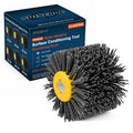 Shinboc 4.7 x 4 Inch Surface Conditioning Tool, 60 Grit Nylon Drawing Wheel