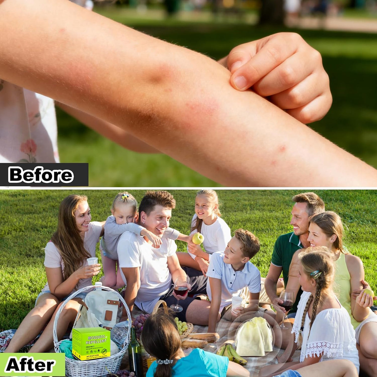 Mosquito Repellent Outdoor Patio, Mosquito Control Indoor, Mosquito Deterrent for Yard/Camping/Home/Travel 12-Pack