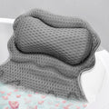 Bath Pillow, Bath Pillows for Tub Neck and Back Support, Grey