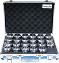 Accusize ER40 Metric Collet Set 4-26mm x 1mm, 23 Pc, 3350-0586