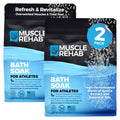Epsom Salt Bath Soak 2 Pack 29 oz with Arnica - Fast-Dissolving Bath Salts for Muscle Relief and Recovery - Cooling