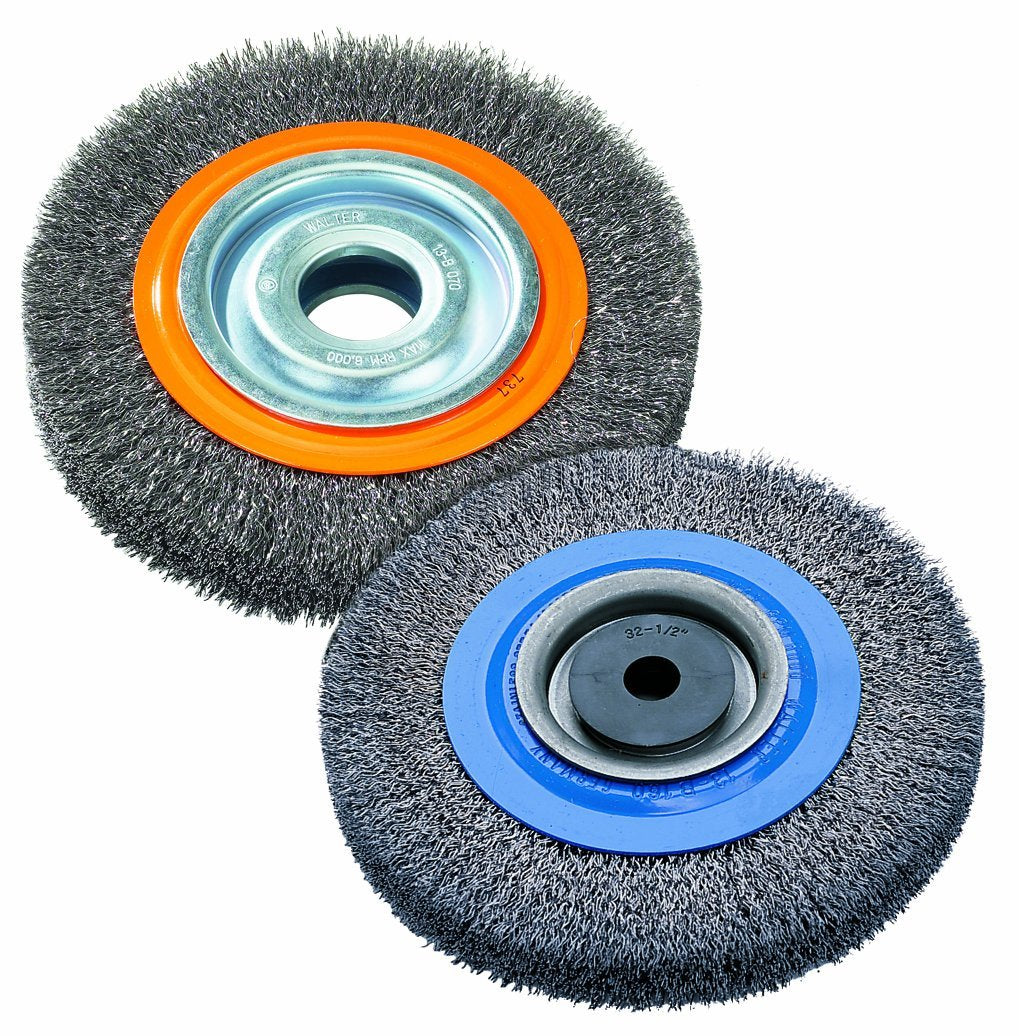 Walter Wire Wheel Brush Crimped 10"x1" 13B100 - 1 Each