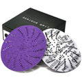Serious Grit - 6-Inch P40 Grit Ceramic Multi-Hole Sanding Discs - 25 Pack