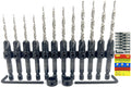 FTG USA Countersink Drill Bit Set #6, #8, #10 (4 Pc Each) Tapered Drill Bit