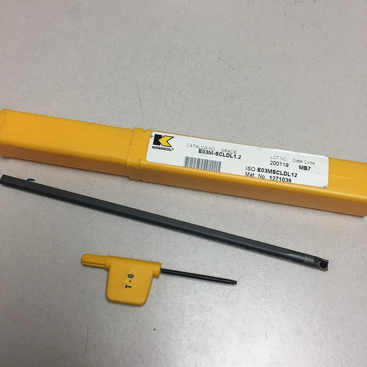 Kennametal E03M SCLDL1.2 Carbide Boring Bar
