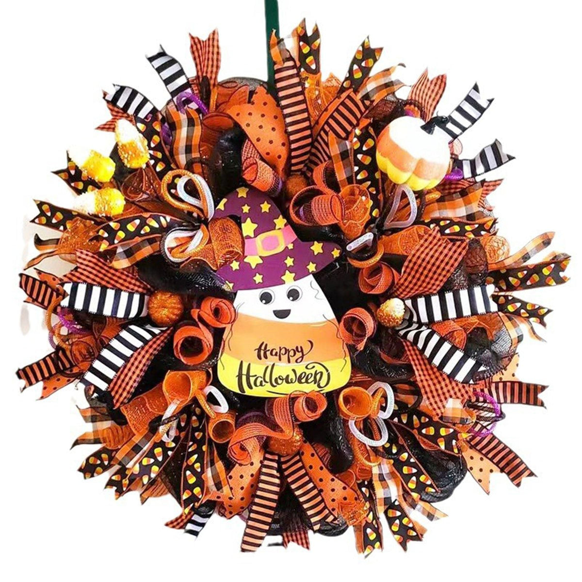 2 Rolls Brown Deco Mesh Ribbon for Fall Halloween Wreath Crafts